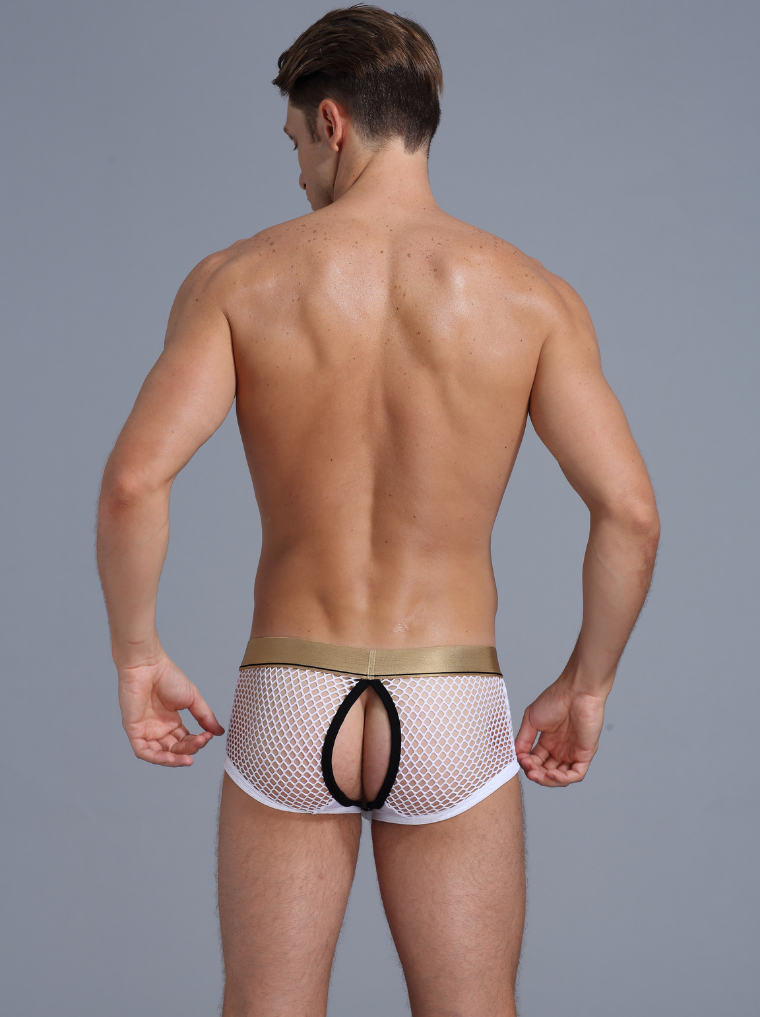  Open Back Briefs with removable Pouch 